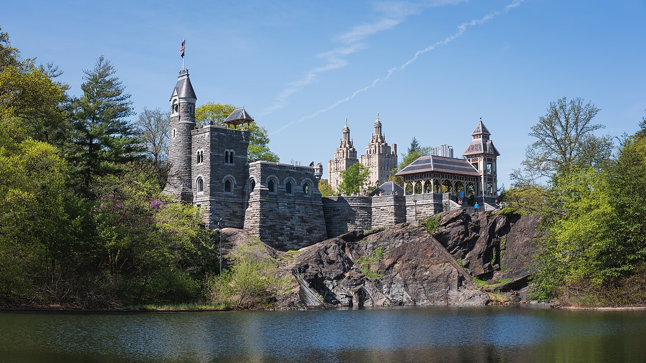 Belvedere Castle and Turtle Pond, Central Park, Manhattan, New York