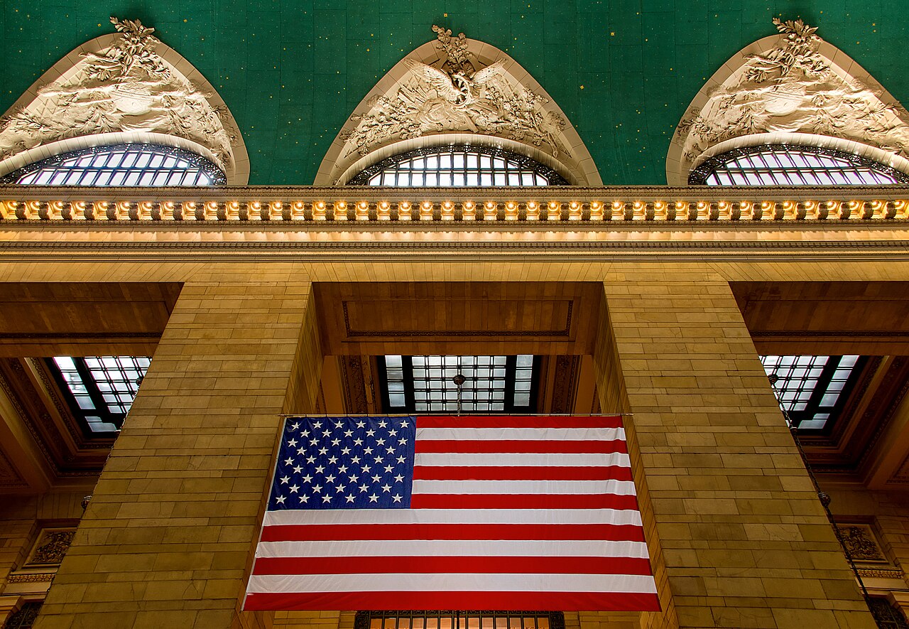 Grand Central Station Flag & Ceiling