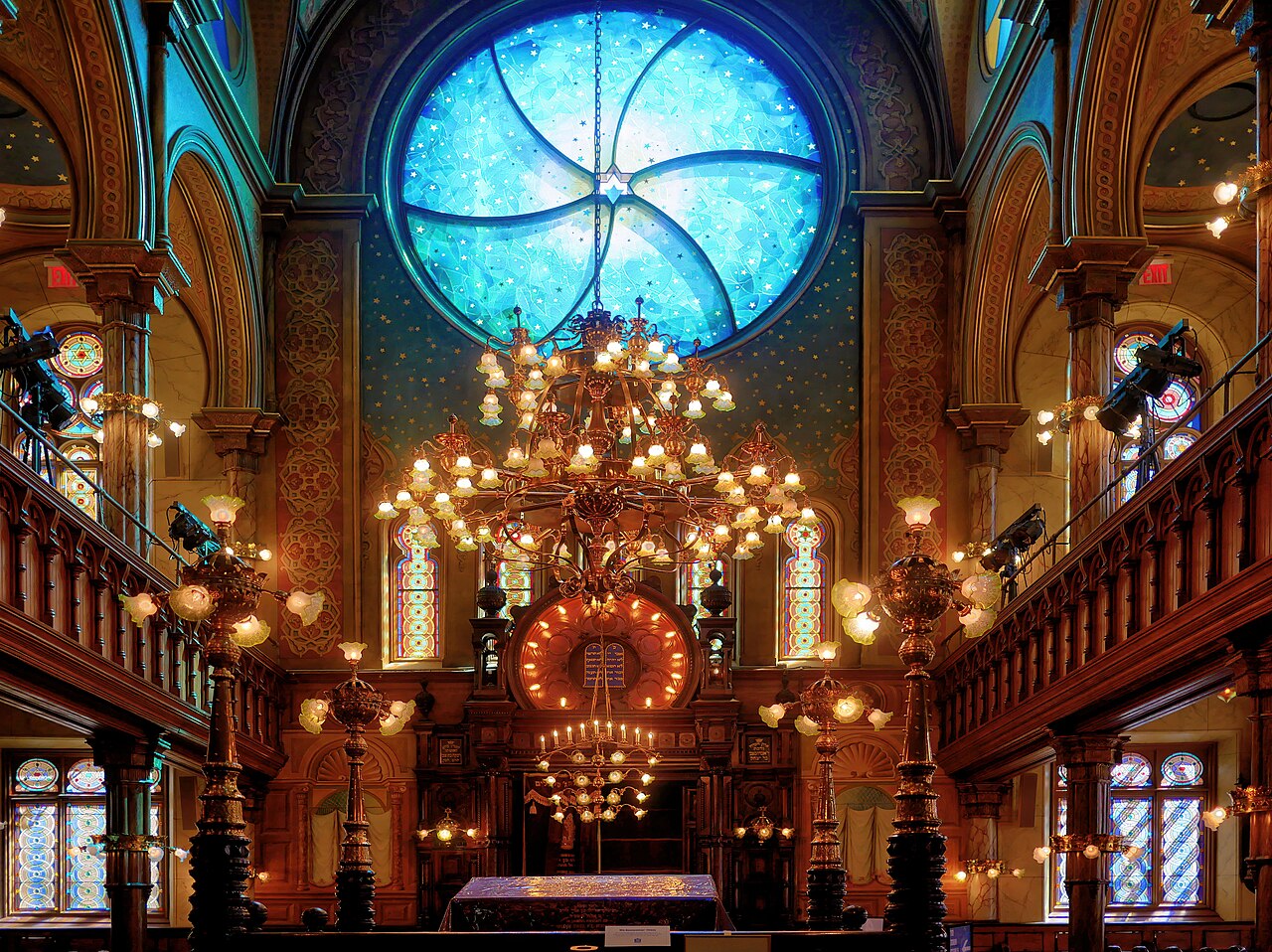 The facade of the Eldridge Street Synagogue on the Lower East Side