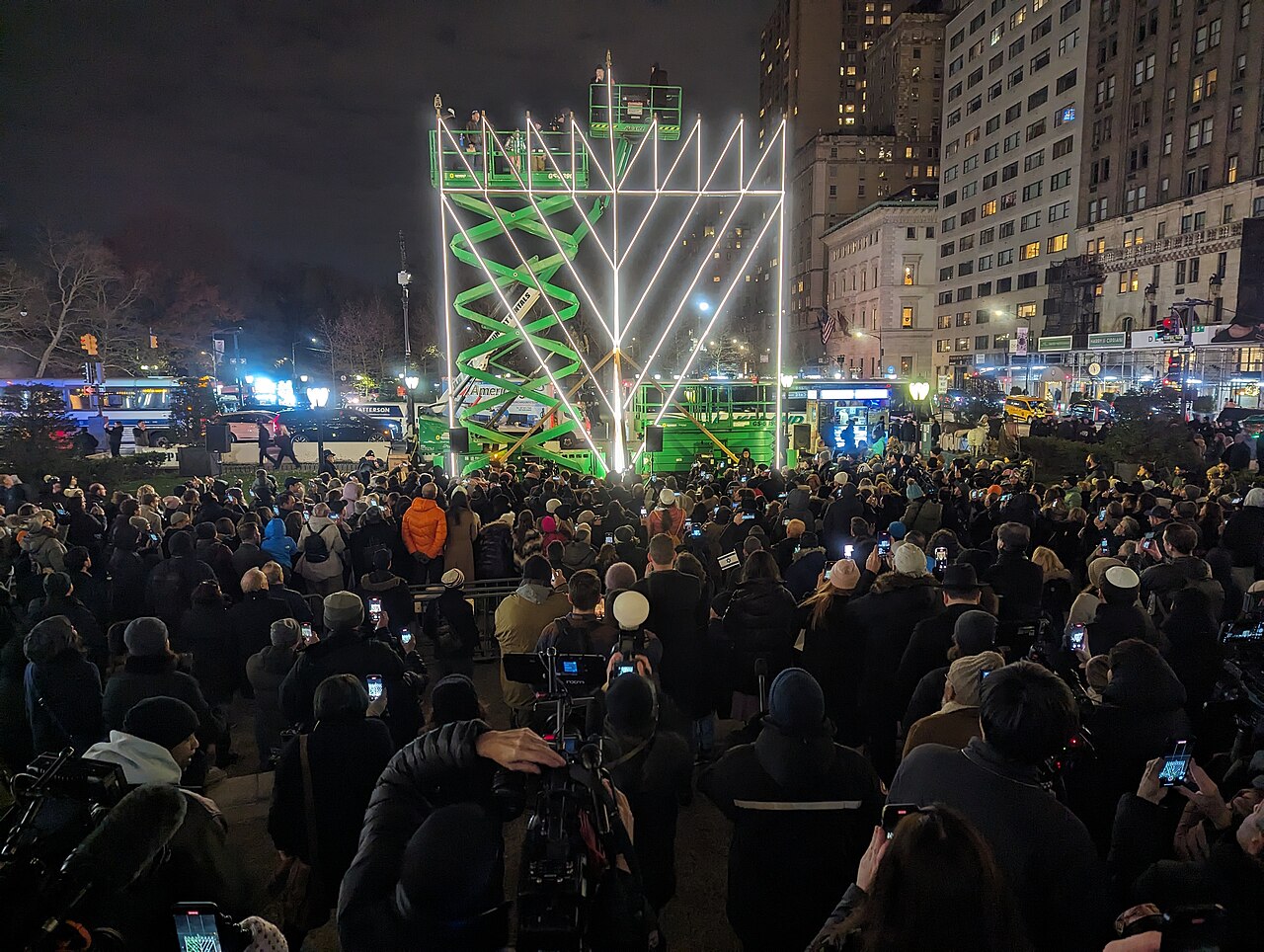 World's Largest Menorah in